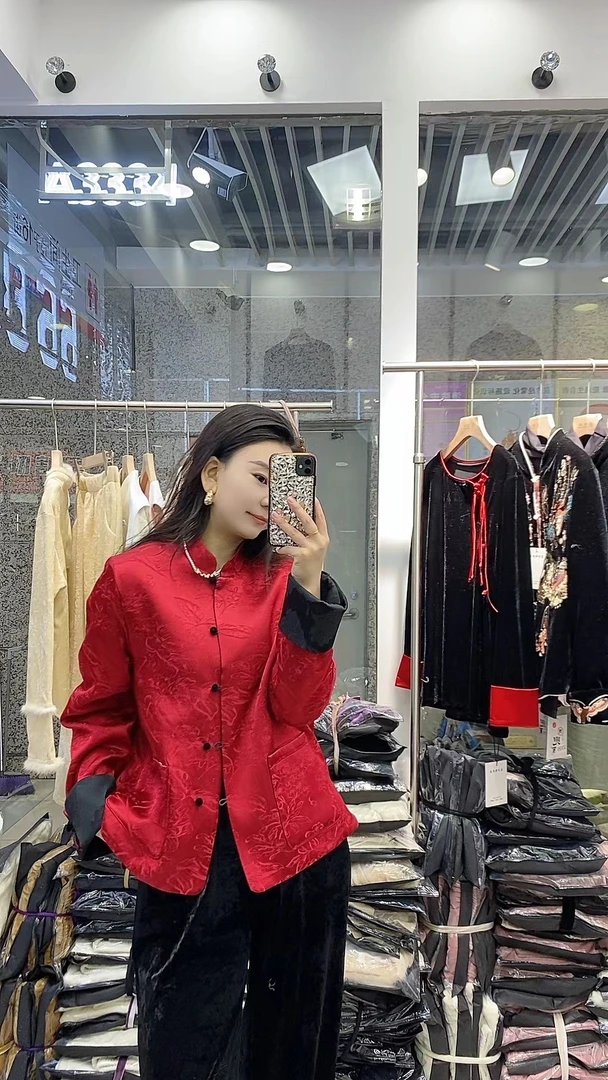 新中式新款双面穿【福叠短外套