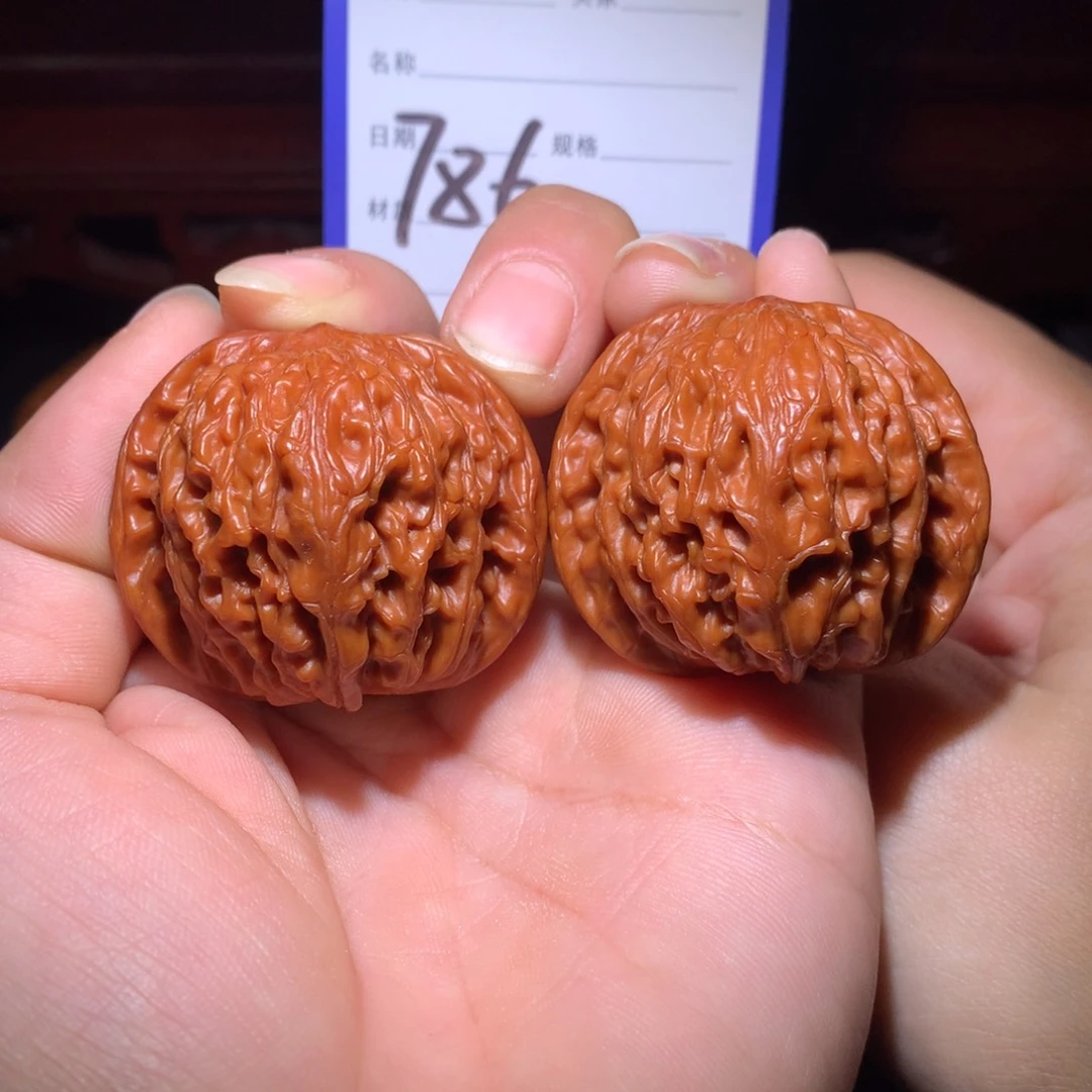 核桃手串/手链正磨786号4.0尺寸。精修