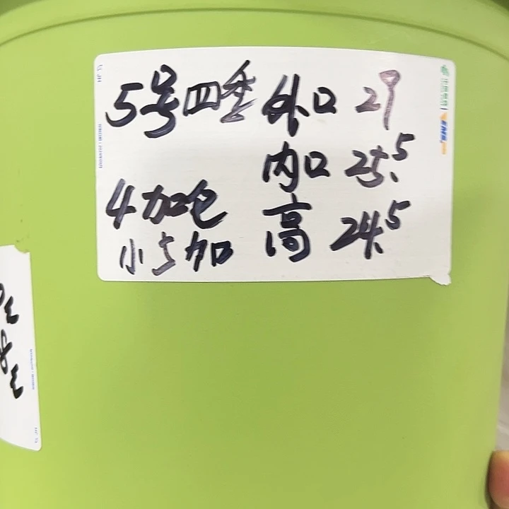 特价5号四季口29高25果绿色6个无托