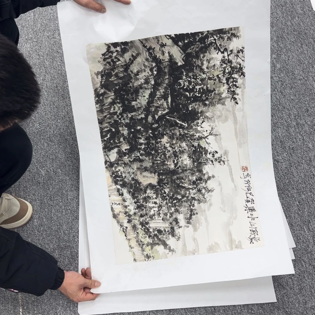 国画纯手绘字画宣纸