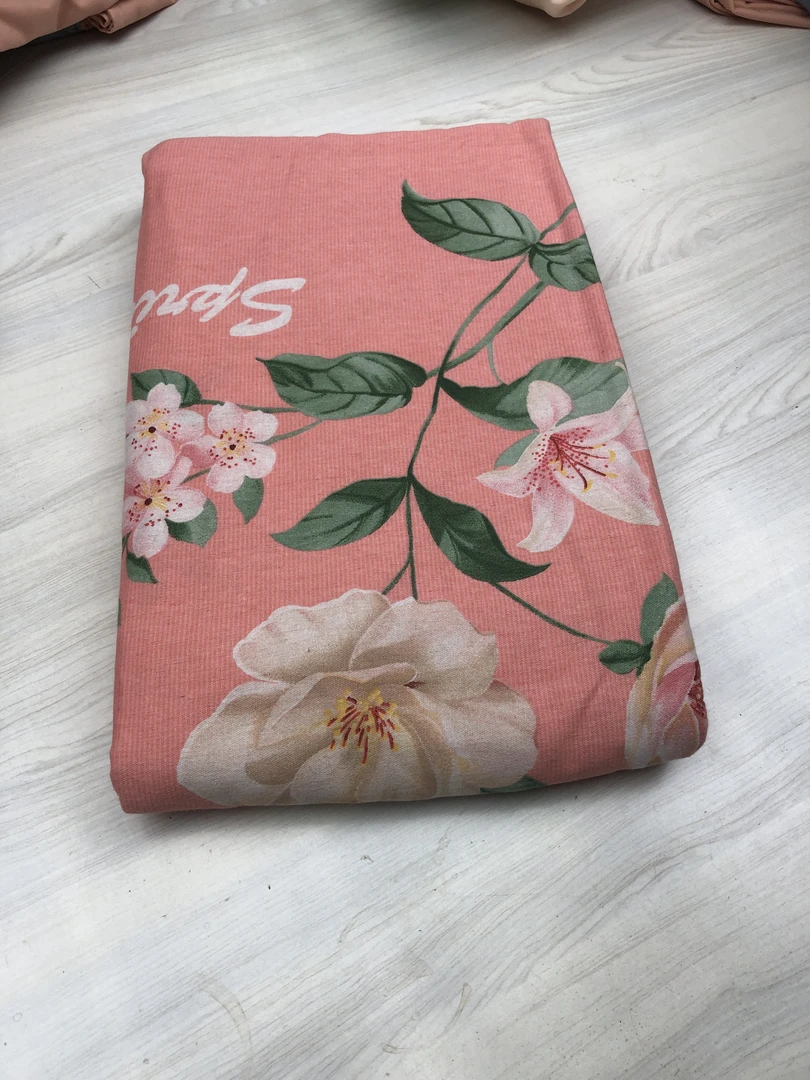 （粉花被套）2米被罩印花大双人加厚被套磨毛棉被罩斜纹亲肤