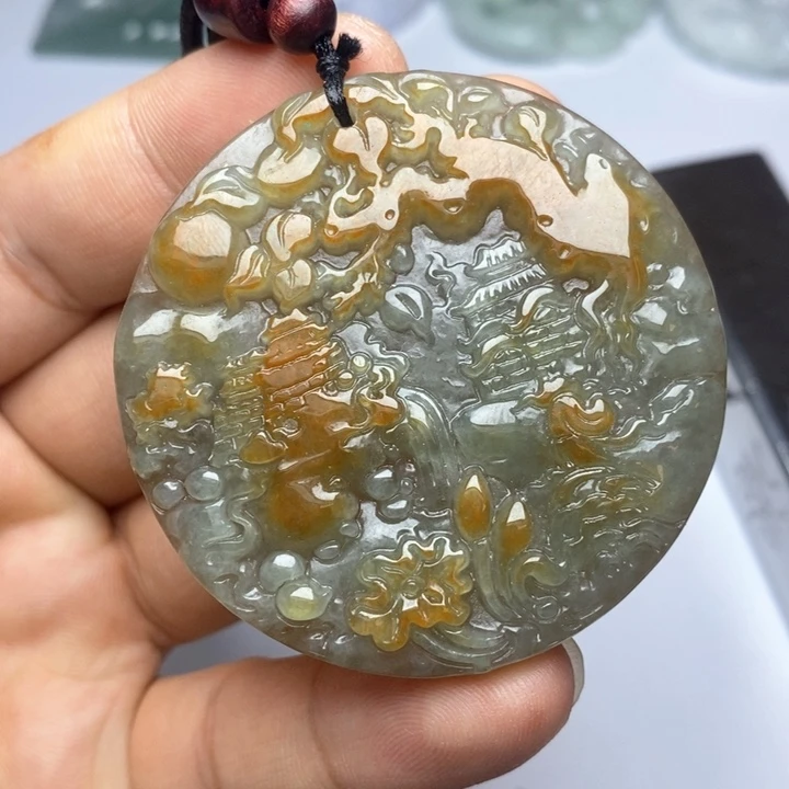 颈饰未镶嵌翡翠翡翠