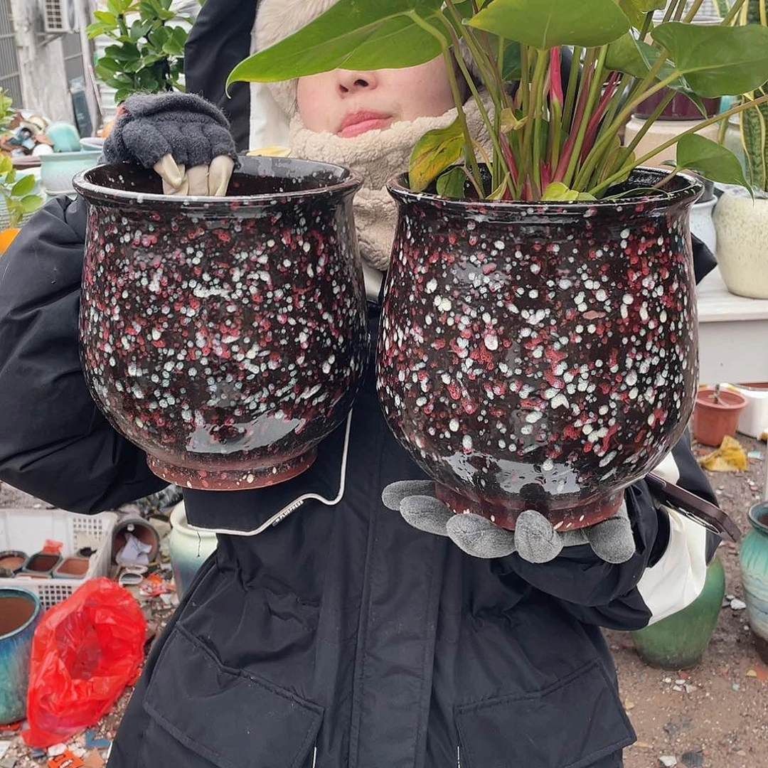 红陶王嫂花盆0201-457