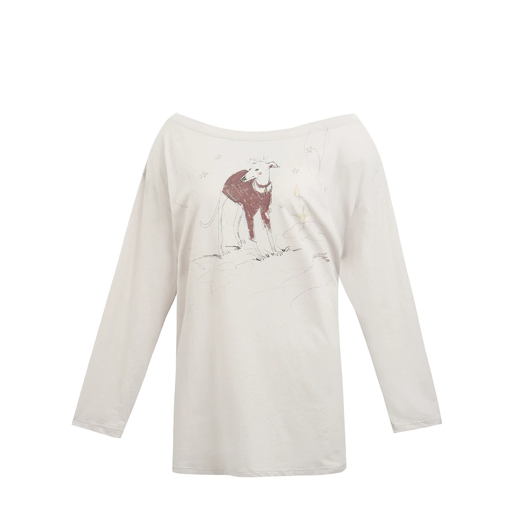 MAKE IF设计师品牌老友记斜肩舒软狗狗T恤DSC买手店CY5M33037