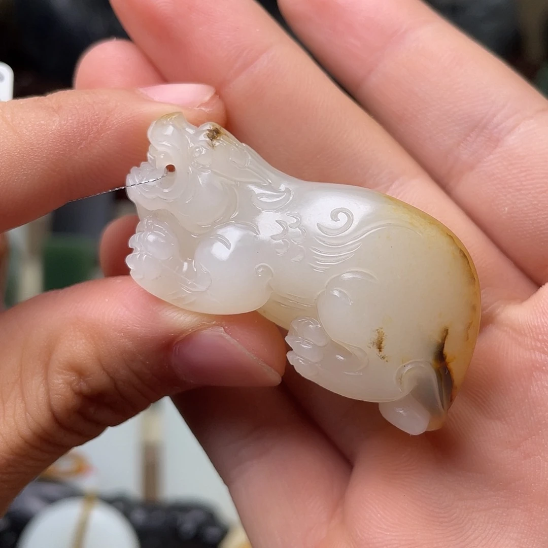 和田玉未镶嵌摆件