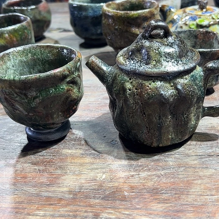 志野茶器 陶瓷主人杯