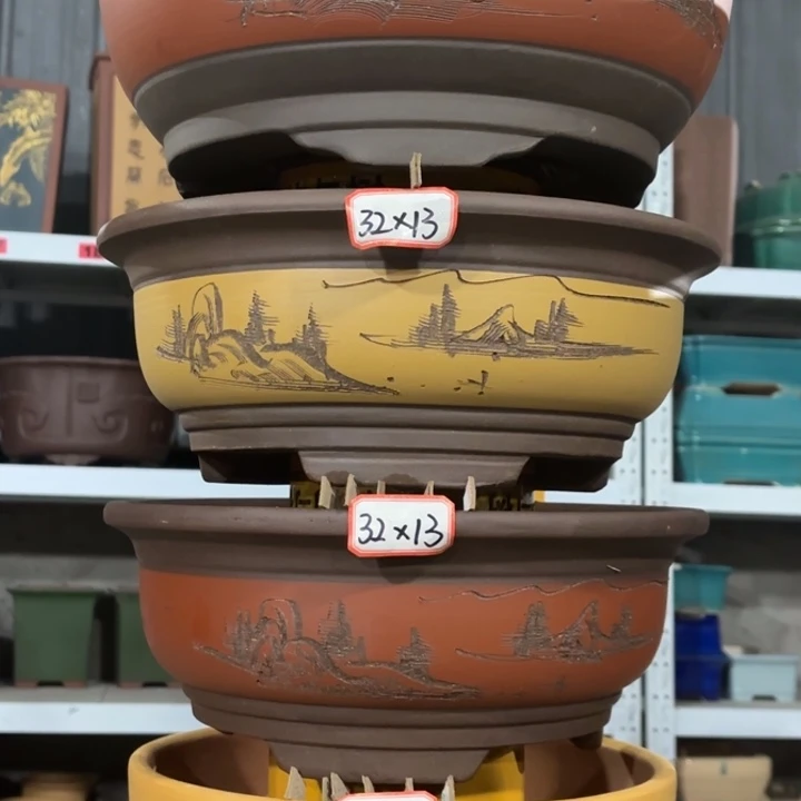 紫砂花盆             100-4