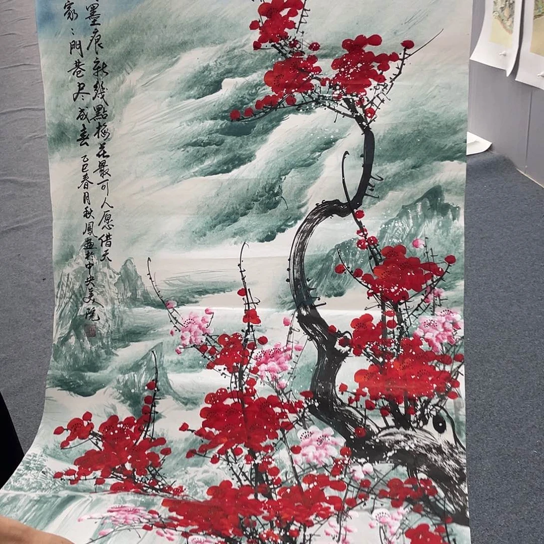 国画纯手绘字画宣纸