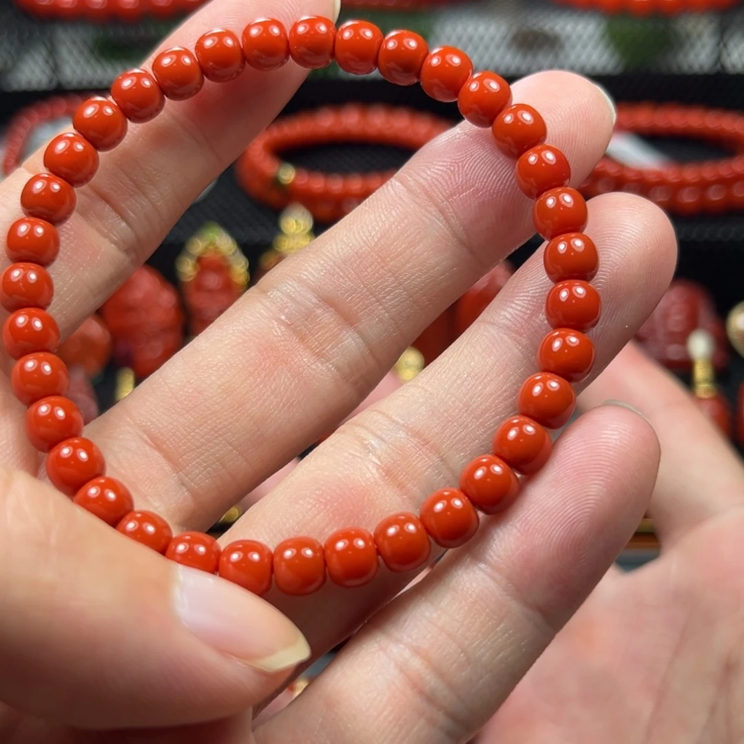 大****南红玛瑙未镶嵌老型单圈