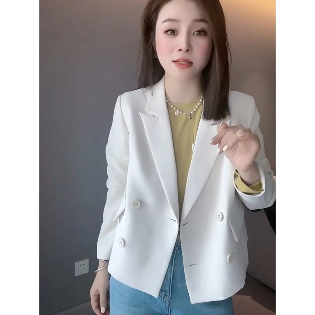 高级感休闲气质短款小西装外套女2025春秋季新款韩版时尚西服上衣