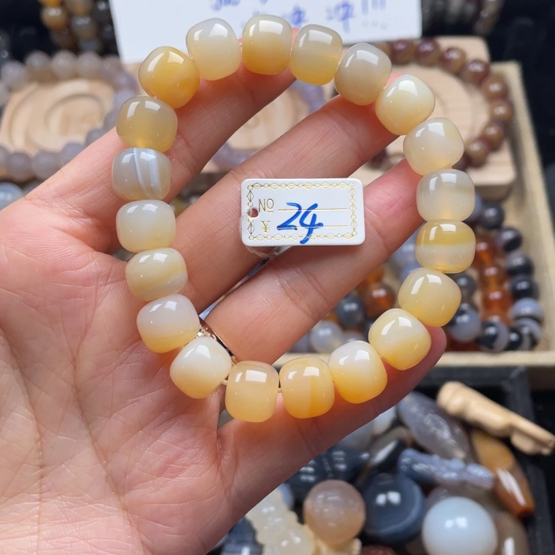 玛瑙/玉髓未镶嵌手链