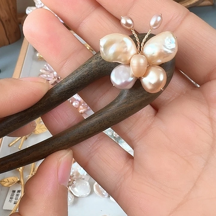 淡水珍珠未镶嵌发饰