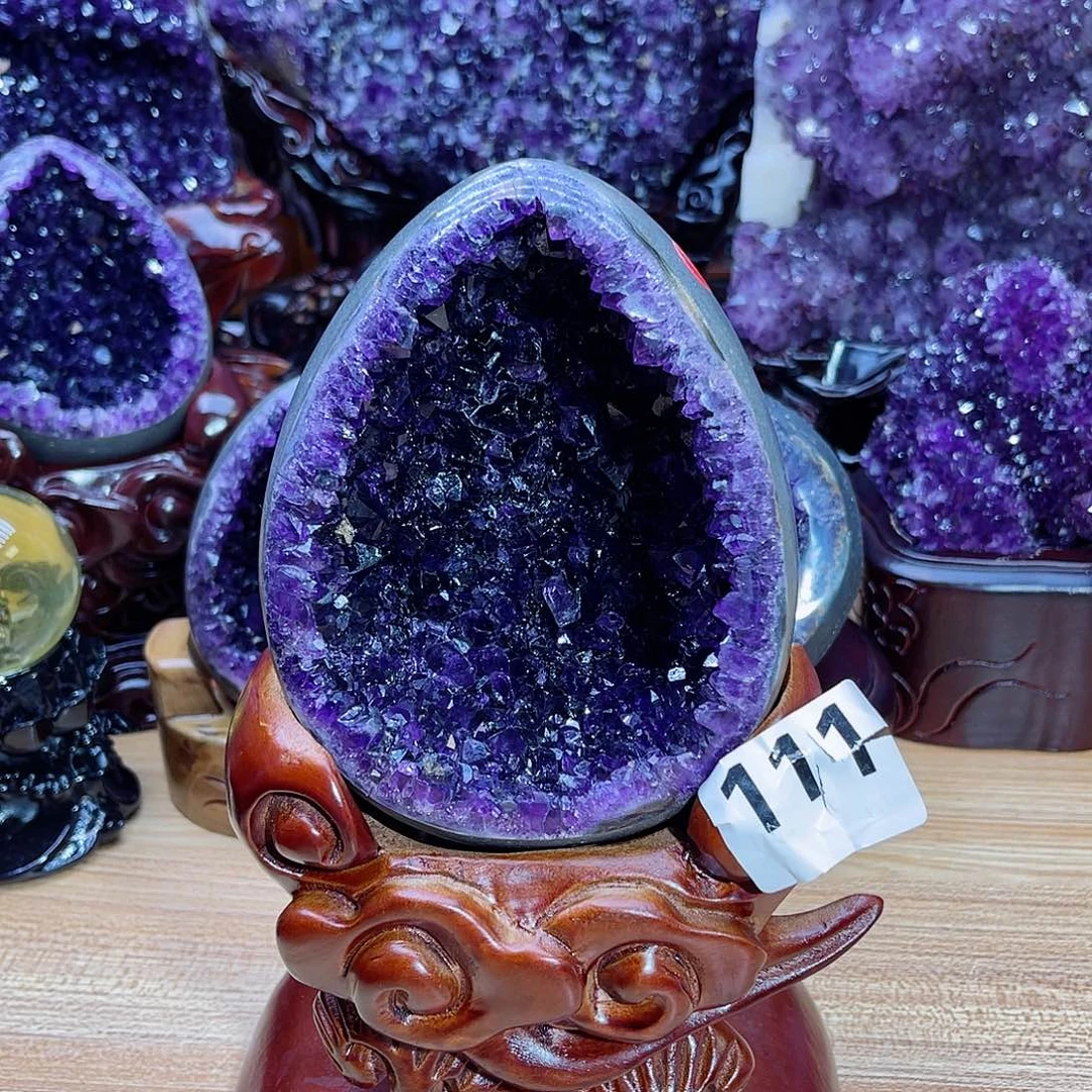 碧***3紫晶未镶嵌大型摆件（非配饰）