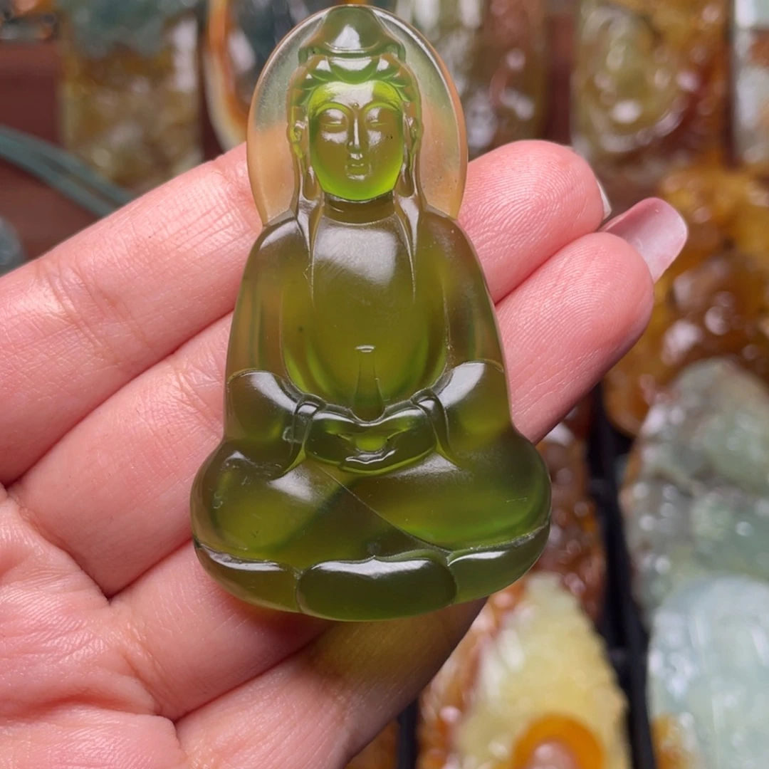 蛇纹石玉颈饰未镶嵌已*置