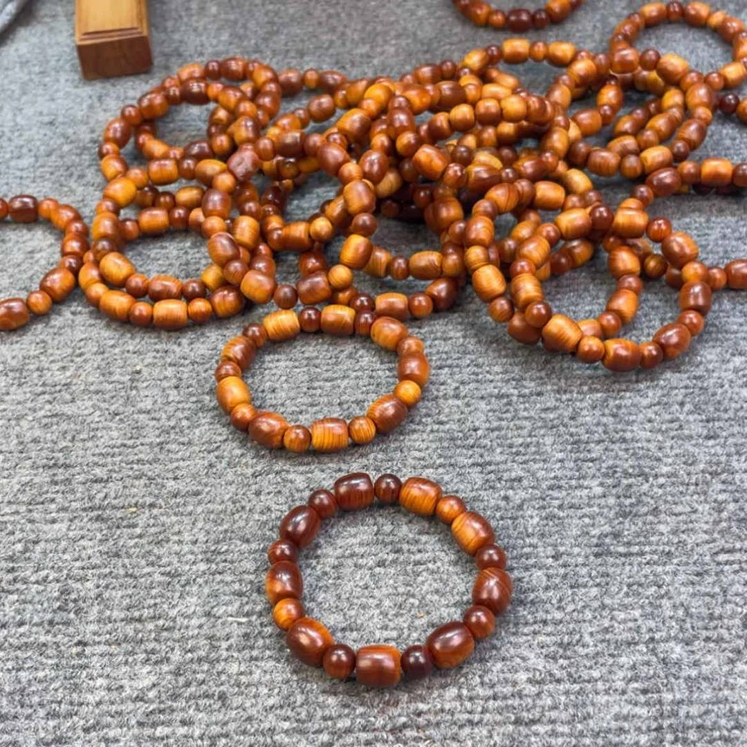 【闪购商品】柏木（崖柏）1.2黑油发丝纹，异形珠，蜜甜香