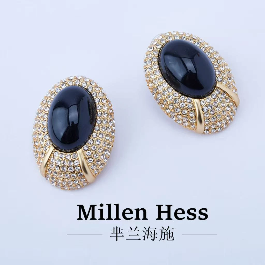 铜合金耳饰 念奴娇耳环秋冬高级感2025女爆新款小个子高贵上档次