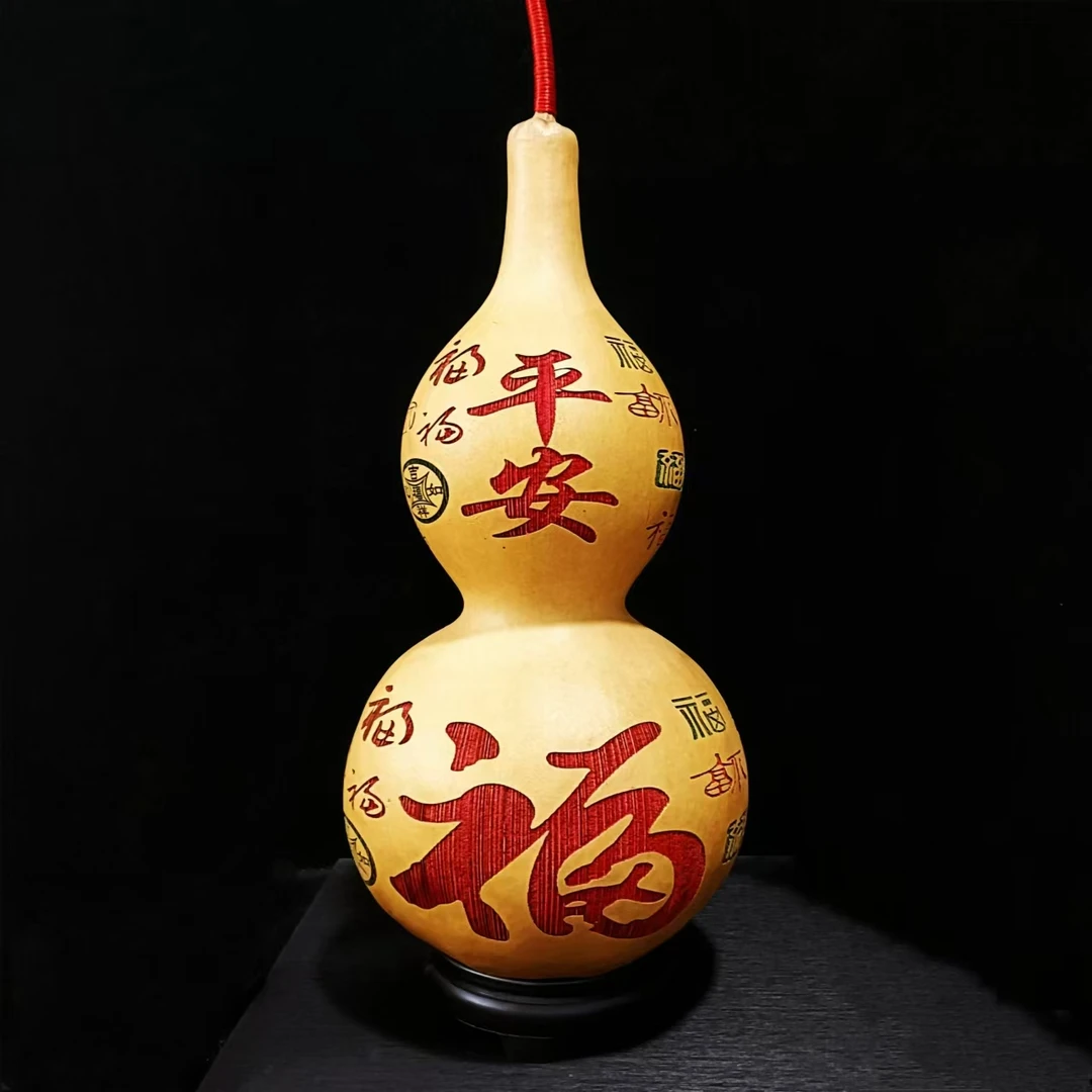 丹茗直发—— 平安福葫芦摆件居家摆件