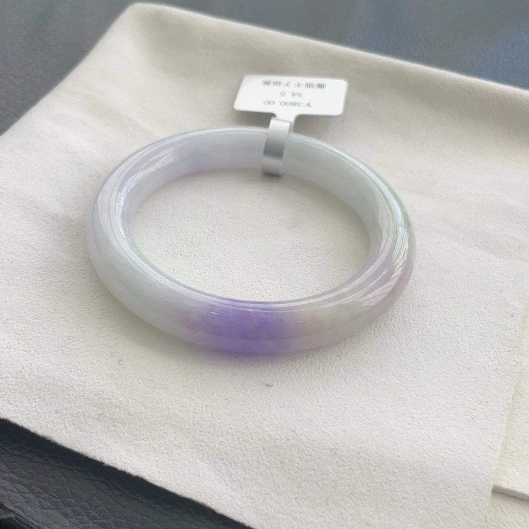 翡翠未镶嵌手镯纹裂54.5