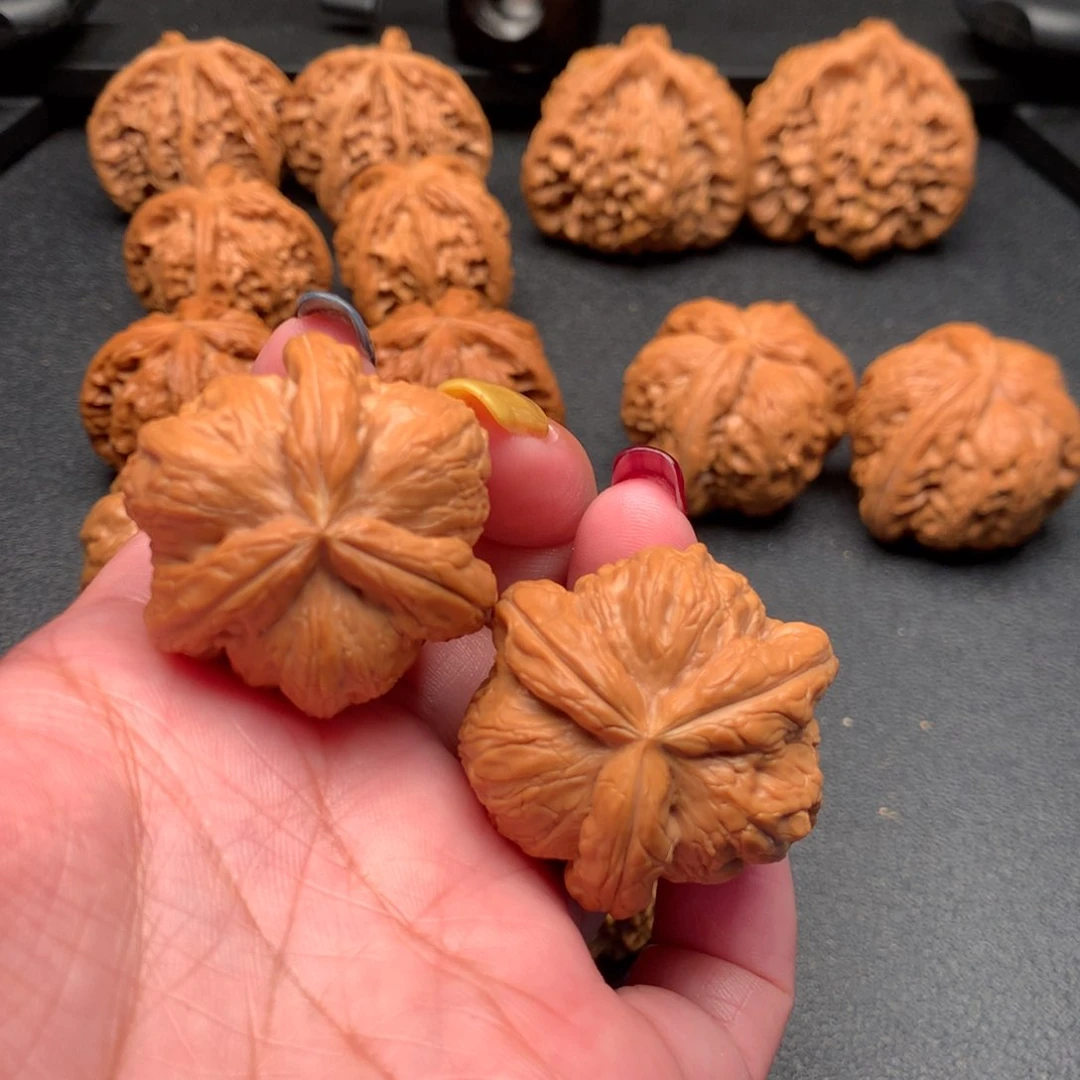 核桃手串/手链转**溜元宝三棱