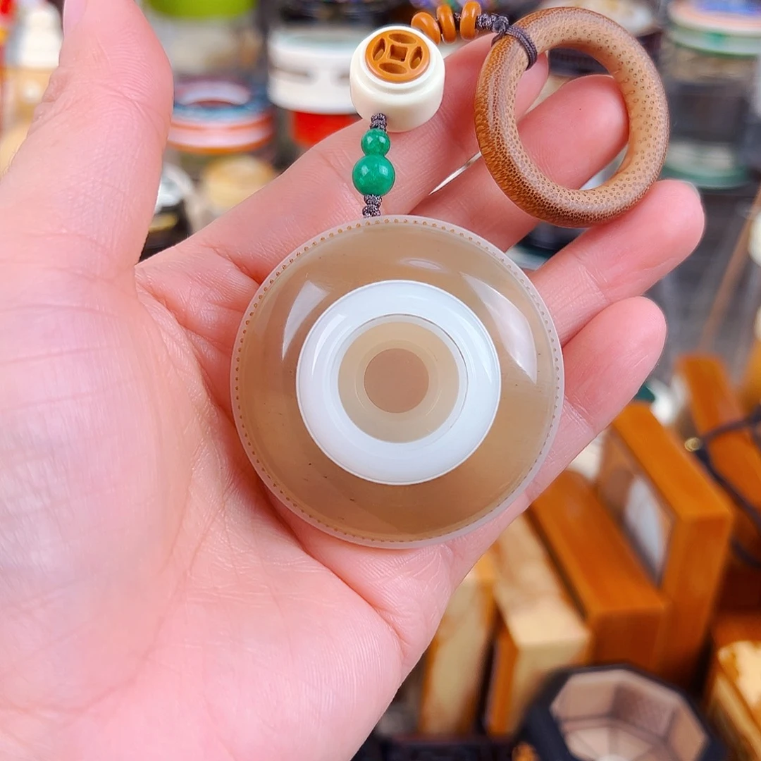 牛角掌中宝黄蛉盒手把盒