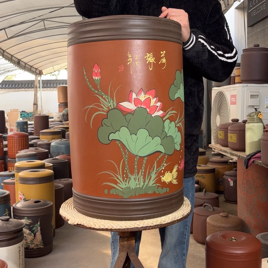 茶叶罐紫砂60 饼茶叶罐