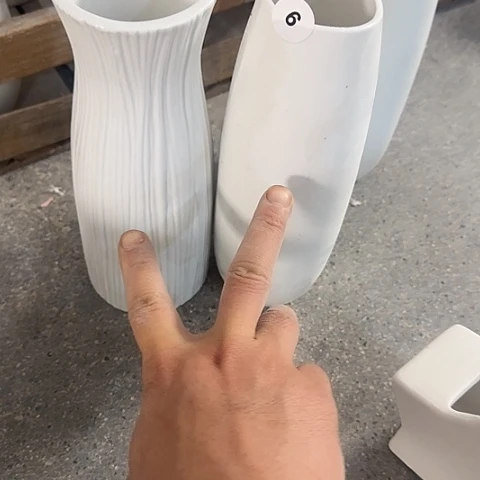 瓶心**话瑕疵24厘米组合6号陶瓷