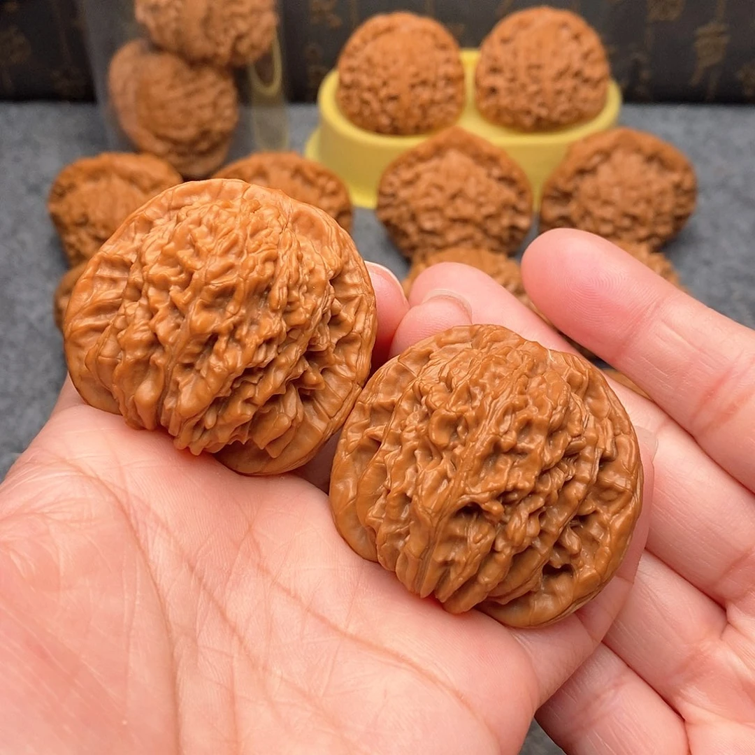 文玩核桃把件精品四座楼45全品