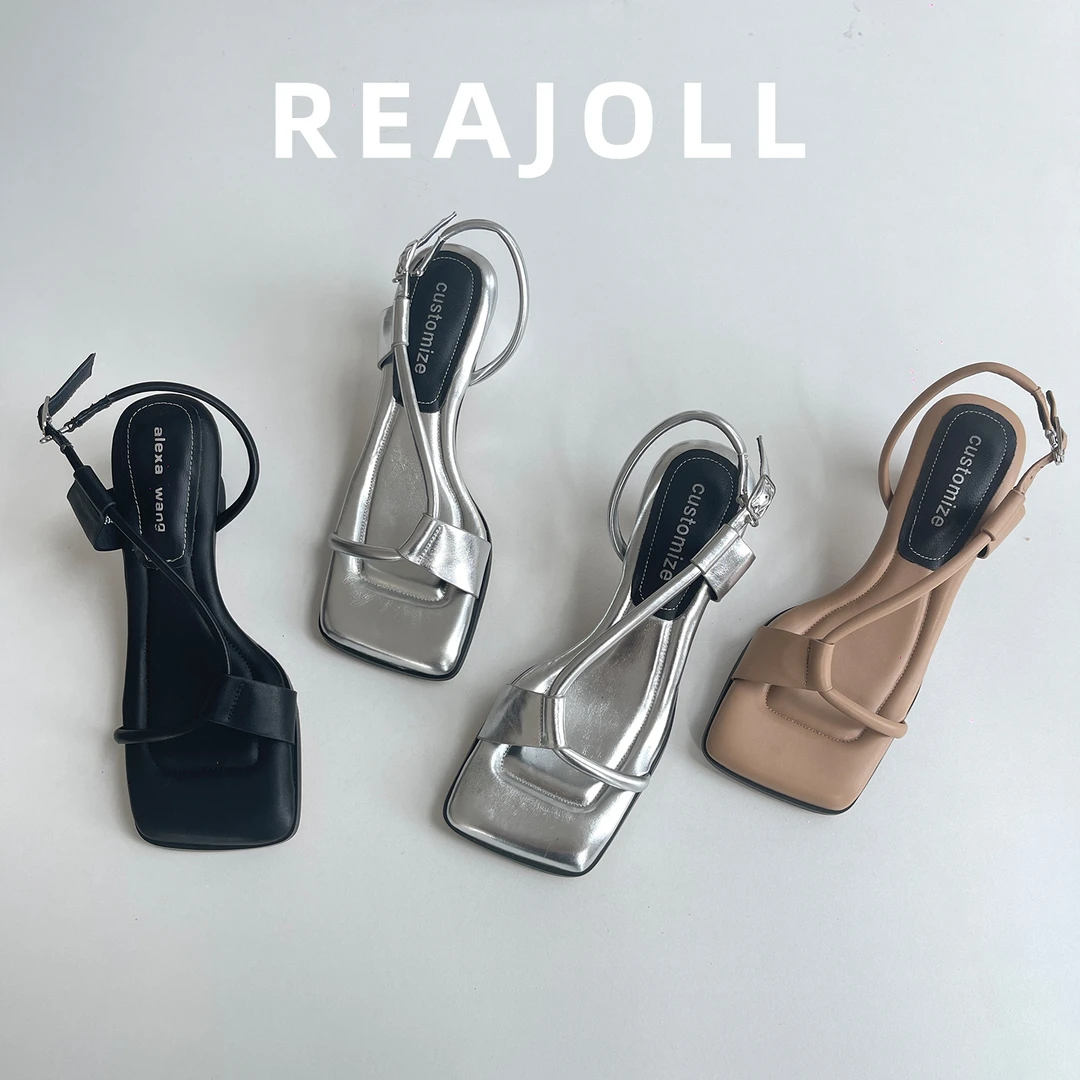 凉鞋女夏外穿2025新款绝美不累脚网红巨好看法式高级感仙女高跟