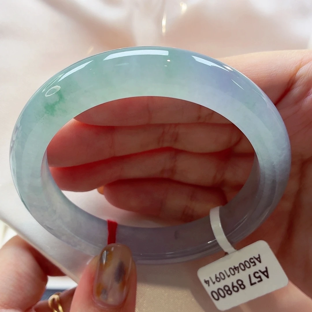 翡翠未镶嵌手镯22（45号）