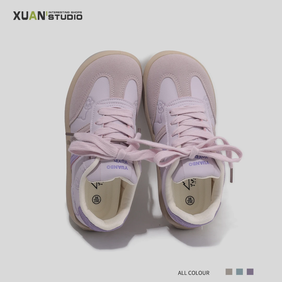 小众设计德训鞋2025夏季新款韩系百搭休闲鞋子女厚底时尚潮板鞋女