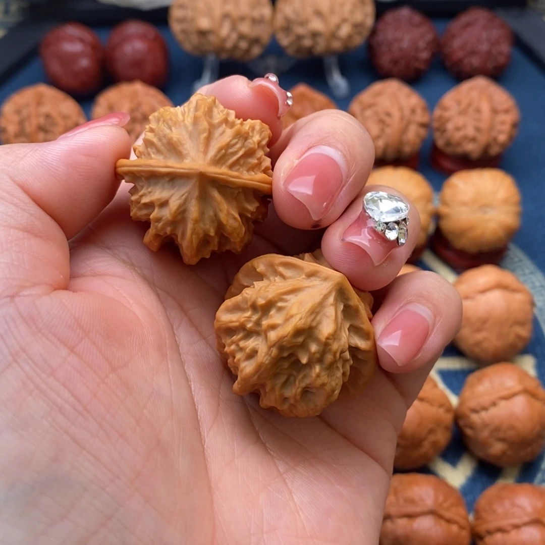 文玩核桃把件笑**爱精品小手捻