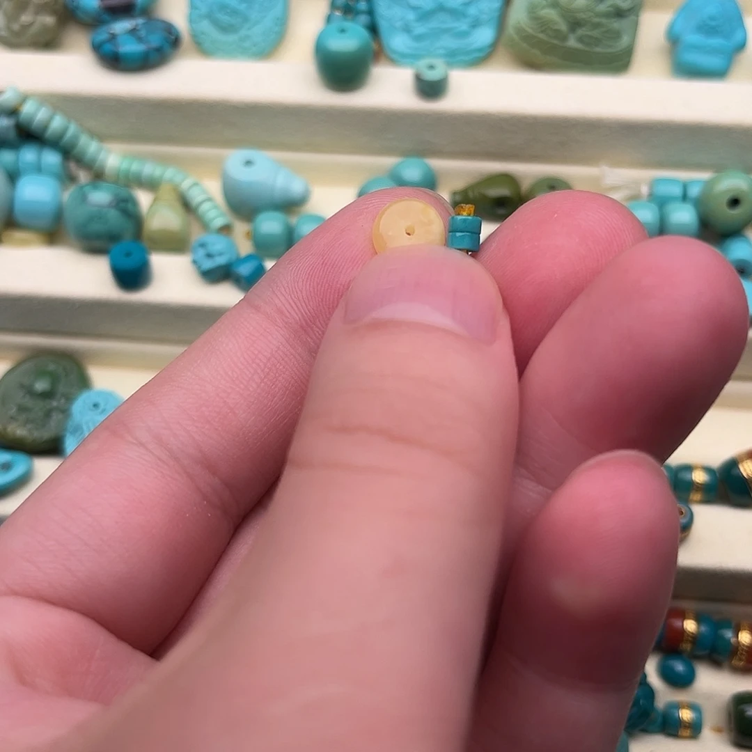 未镶嵌蜜蜡发饰3.7尺寸