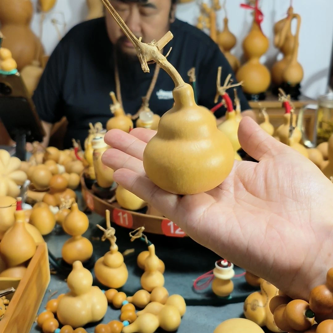 正***念葫芦福禄双全手把件