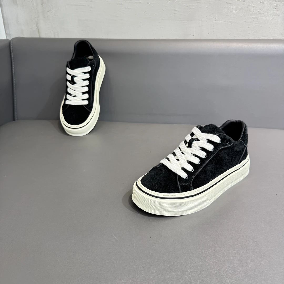 秋季真皮男鞋厚底板鞋透气休闲鞋秋季休闲板鞋时尚潮流百搭饼干鞋