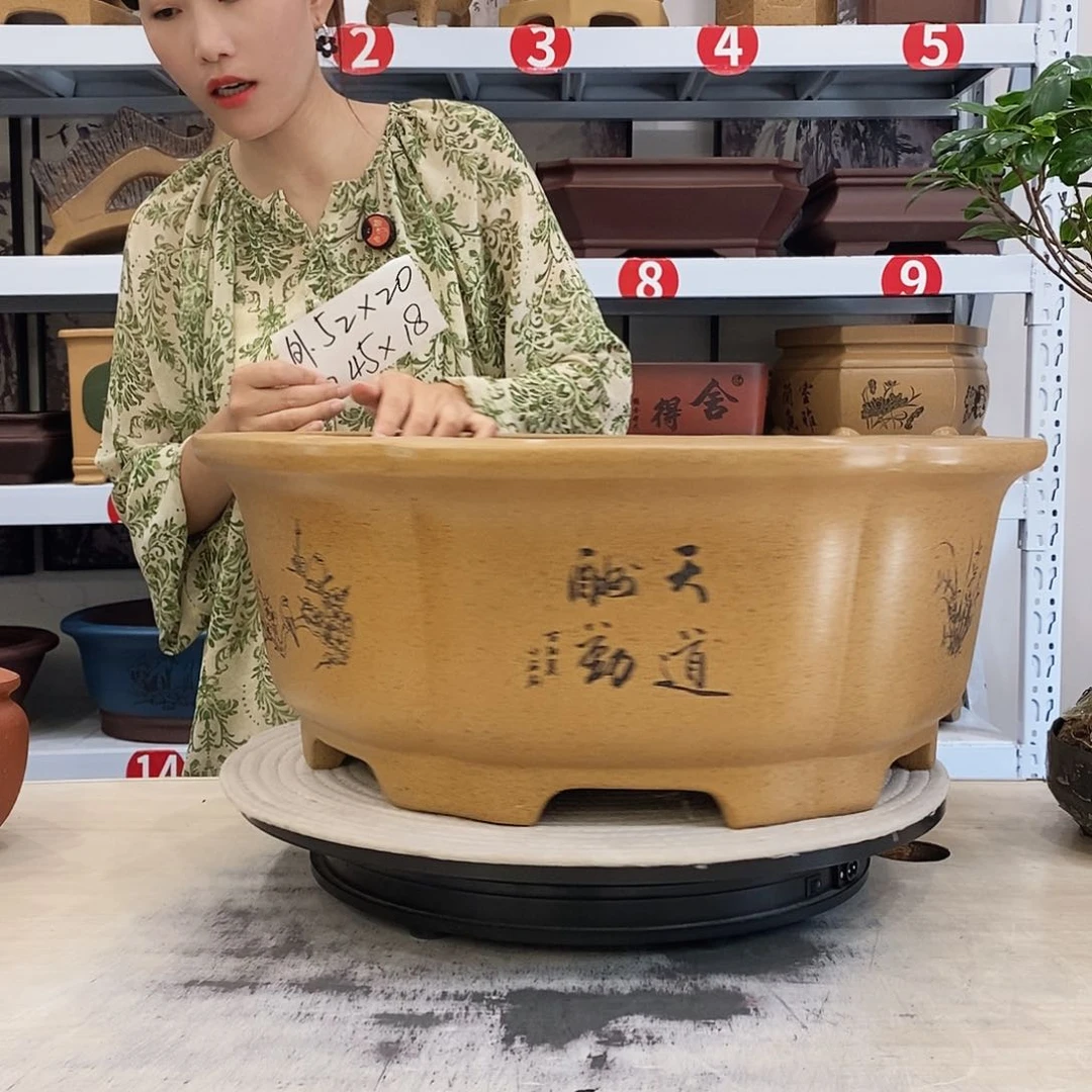 紫砂花盆紫砂花盆