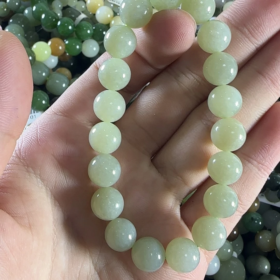 和田玉手链未镶嵌15