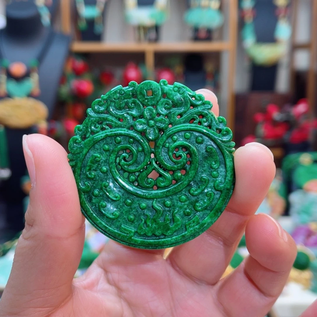 翡翠颈饰未镶嵌48小时鉴赏期