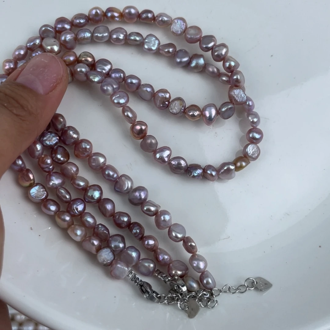 淡水珍珠颈饰未镶嵌小*宝