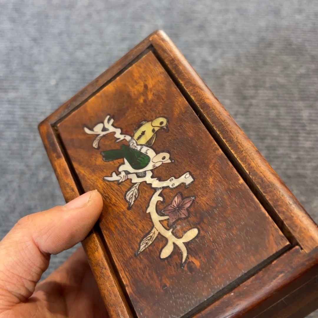 木缅甸花梨独板机关盒