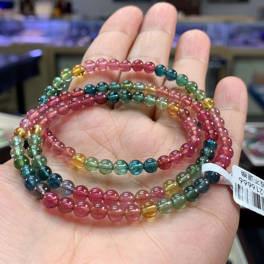 碧玺手链未镶嵌5毫米左右