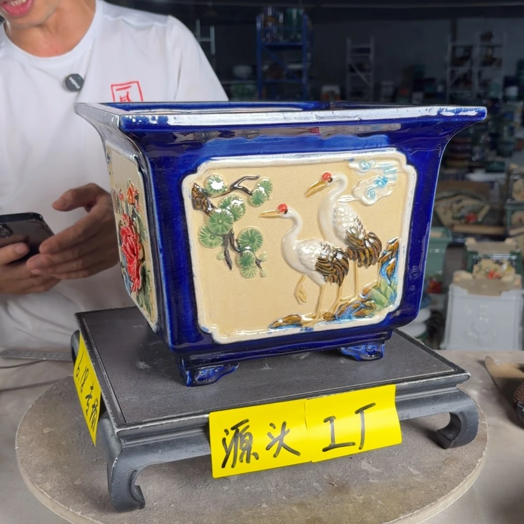 沐***云一风堂石湾花盆 内24*19微瑕