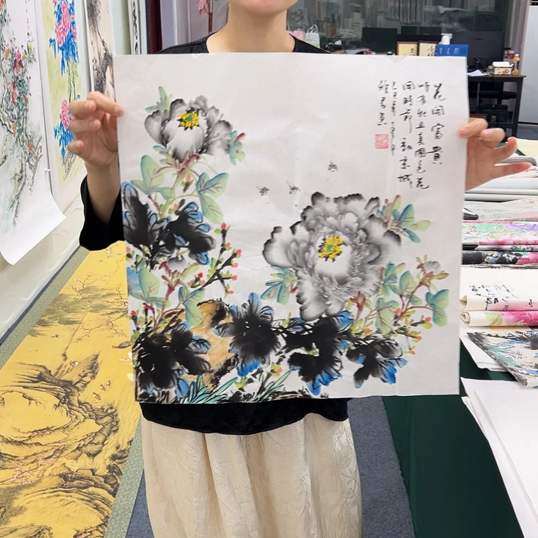 国画宣纸国画纯手绘作品