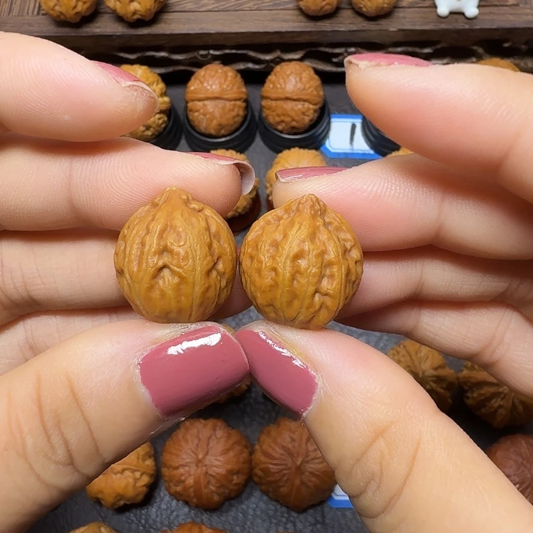 把件文玩核桃18尺小金豆005