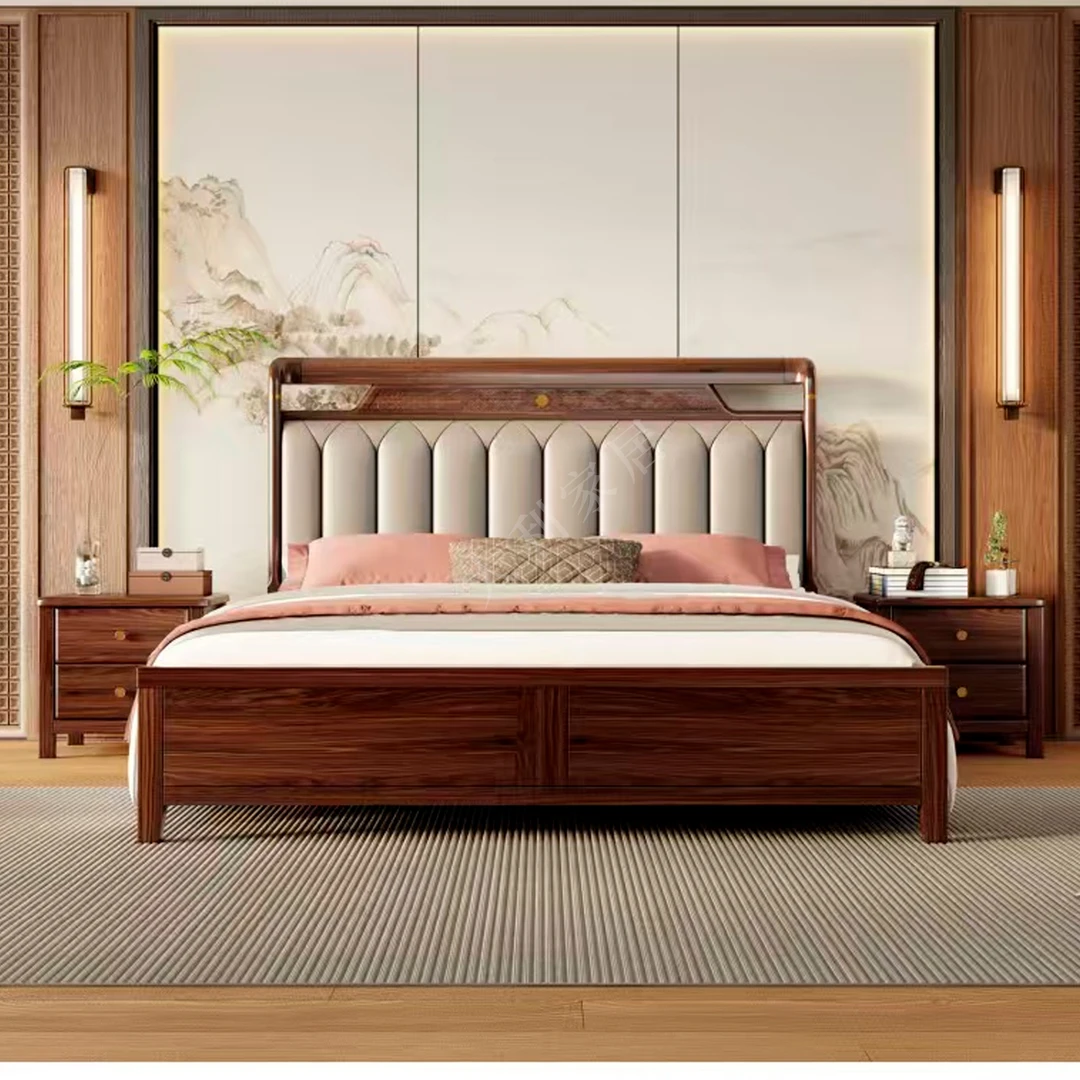 （大利家具）JYTH-356大床新中式高端主卧大床