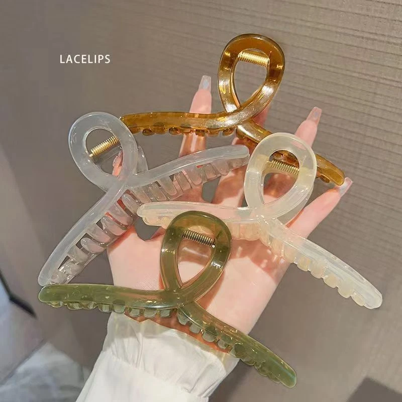 A发饰直播专享扣号网红素圈头饰法式大抓夹优雅韩版可爱百搭时尚