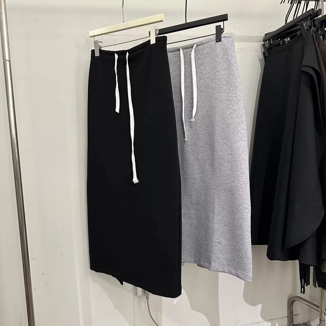 【ARONG阿荣家】半裙00231-黑色灰色-ML