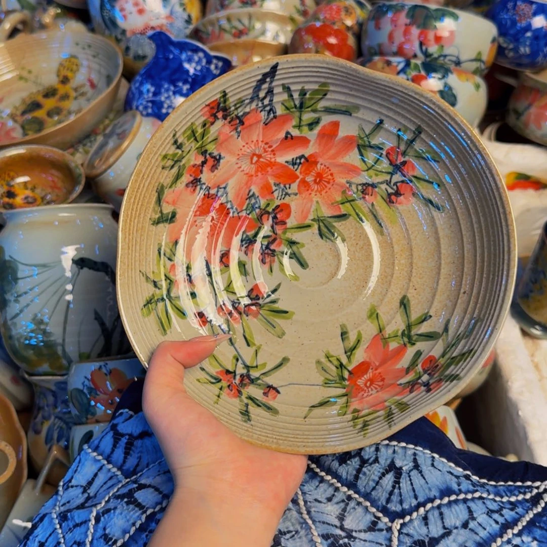 瓷片景德镇陶瓷手工手绘
