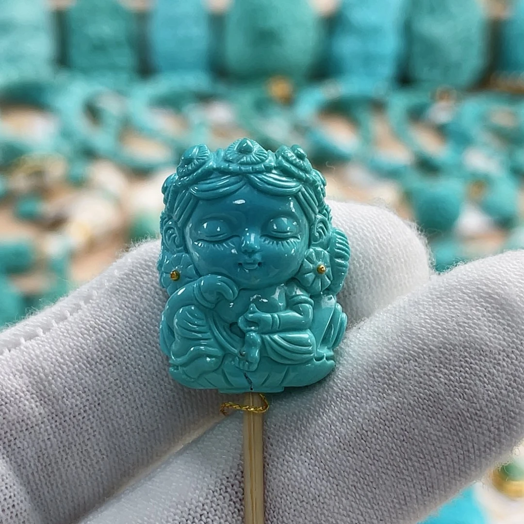 绿松石珠宝奇石未镶嵌