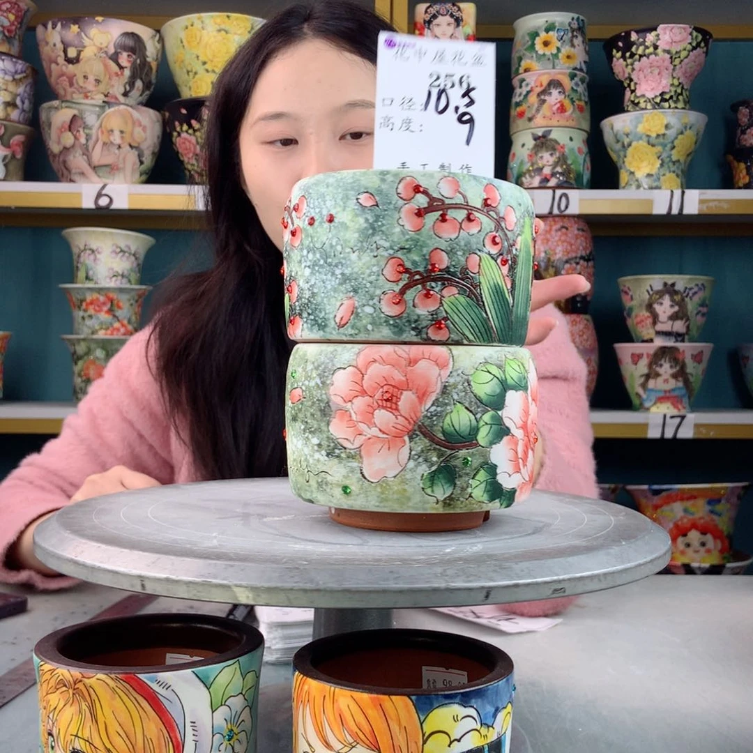 罐景德镇手工瑕疵256