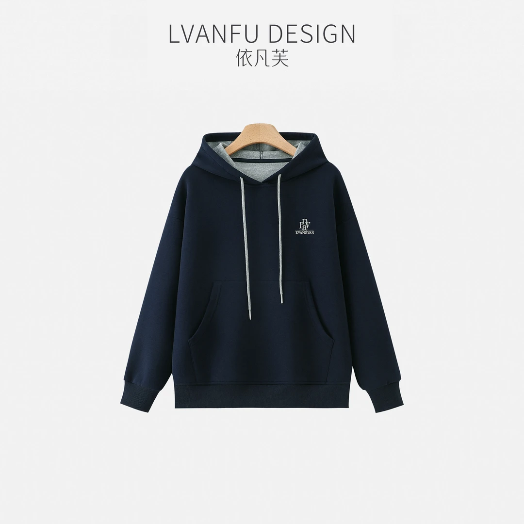 【特价】赵露思同款撞色连帽卫衣JY872A/LGP